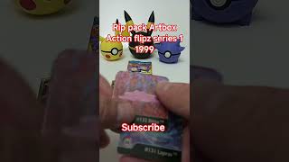 Rip pack 1999 Artbox Action flipz series 1 #pokemon #pokemoncards #pokemontcg #masterballgr#viral