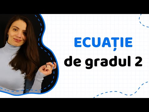 Rezolvăm o ecuație de gradul 2 | Matematica.md