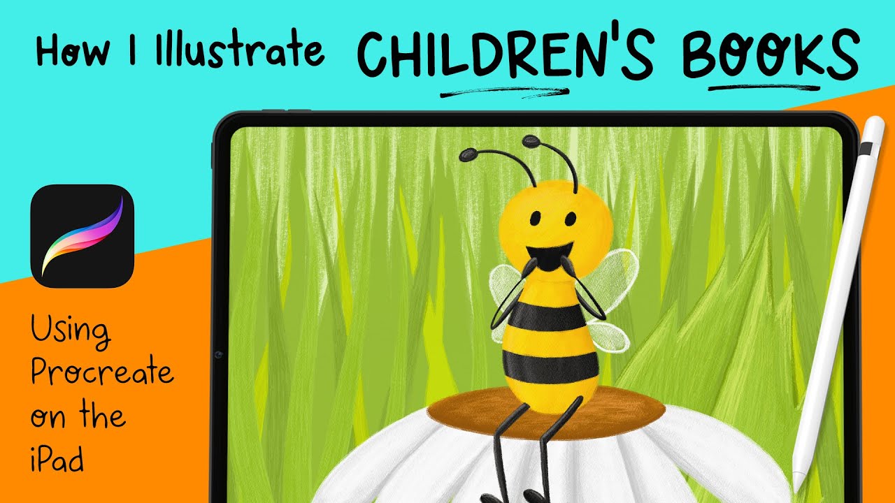 Beginner Tutorial: How I illustrate my children's books in Procreate
