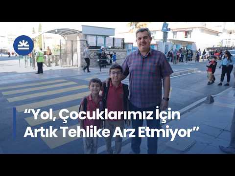 Konak'ta Beş Okulun Kullandığı Sokağa Güvenli Dokunuş