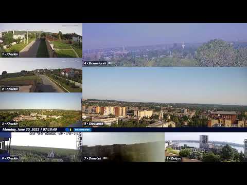 Live views from Ukraine 6/19/2022 B #Sloviansk #Kharkiv #Kramatorsk #Donetsk #Dnipro