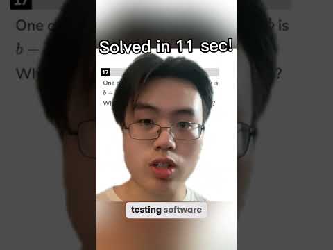 Solving a scary SAT math question in under 30 seconds pt.30 #sat #desmos #justusedesmos #speedrun