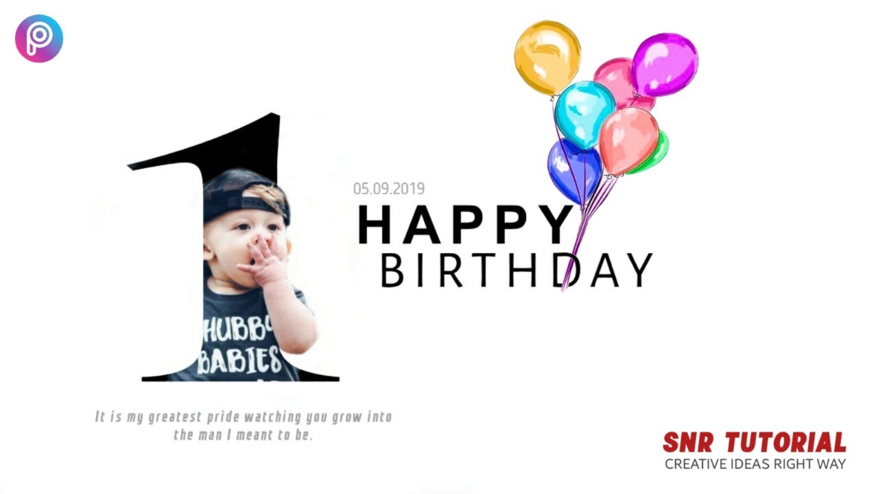 Happy Birthday Photo Editing || Birthday Banner Design || PicsArt Birthday Photo Editing