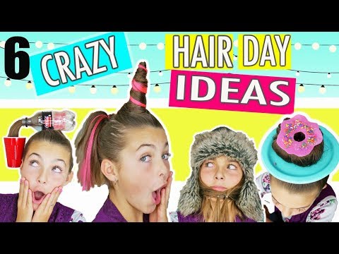 CRAZY HAIR DAY IDEAS - How To Create The 6 Best DIY...