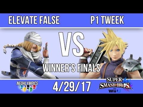 NEOHlympics 2! P1 Tweek (Cloud) vs Elevate False (Sheik) Winners Finals