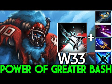W33 [Spirit Breaker] Machine Gank Show Power of Greater Bash Dota 2