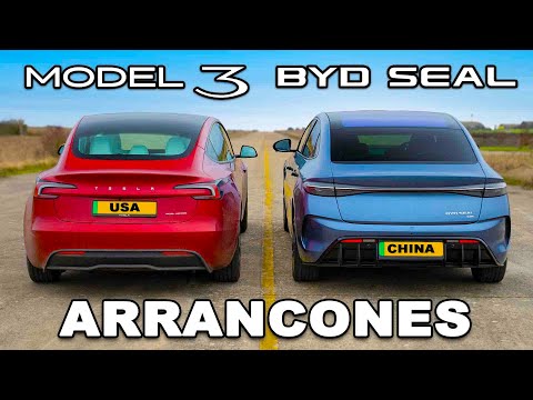 Tesla Model 3 vs BYD Seal: ARRANCONES