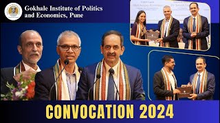 Convocation 2024 I Gokhale Institute I Full Ceremony I Sanjay Kirloskar and Suresh Gosavi
