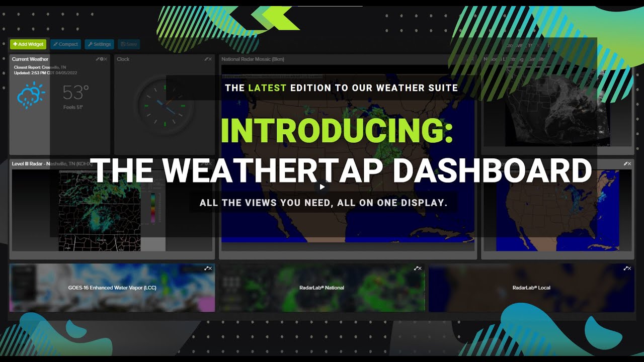 Introducing The weatherTAP Dashboard