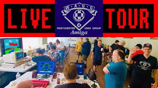 Live Tour of Westchester Amiga User Group WAUG Summer 2024 Meetup/Party