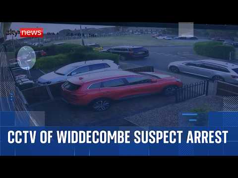 Moment man arrested after Ann Widdecombe death