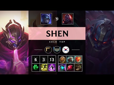Shen Top vs Sion - KR Challenger Patch 25.17
