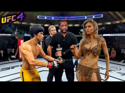 Bruce Lee vs. Amazon Queen - EA Sports UFC 4