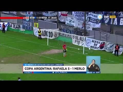 Visión 7 - Copa Argentina: Rafaela 5 - 1 Merlo