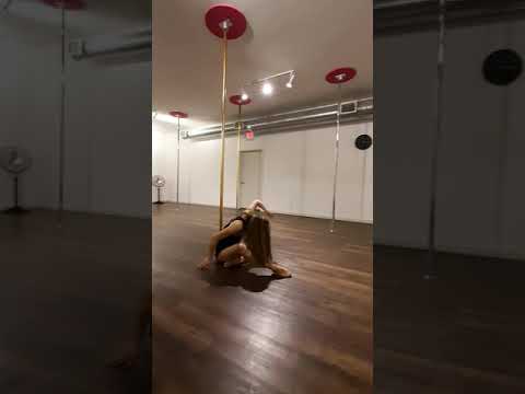 Lyrical pole choreography