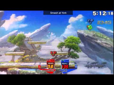 Smash@York 2: SSB3DS - EMG_TorontoJoe vs LL62 - Top 6 Bracket