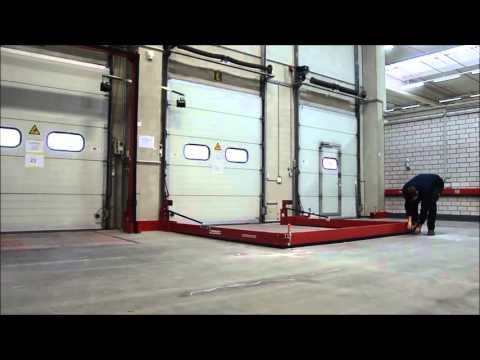 Barrière manuelle pour quai de chargement type T MB LRA_4