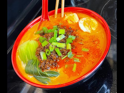 TanTanMen Recipe! (My little sister cooks for me)