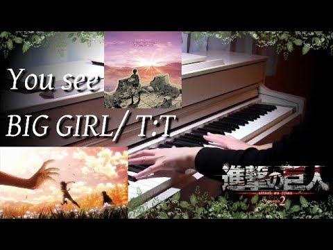 「YouSeeBIGGIRL/T:T」Attack on Titan 進撃の巨人  サントラ OST Sawano Hiroyuki Video