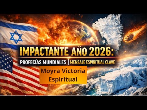 👉 IMPACTANTE AÑO 2026: PROFECÍAS MUNDIALES | MENSAJE ESPIRITUAL CLAVE- Moyra Victoria Espiritual