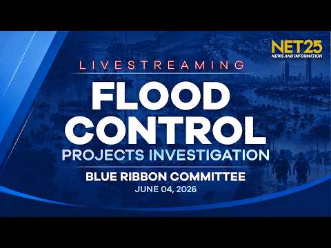 LIVE: Pagdinig ng Senate Blue Ribbon Committee kaugnay sa flood control scandal | June 4, 2026