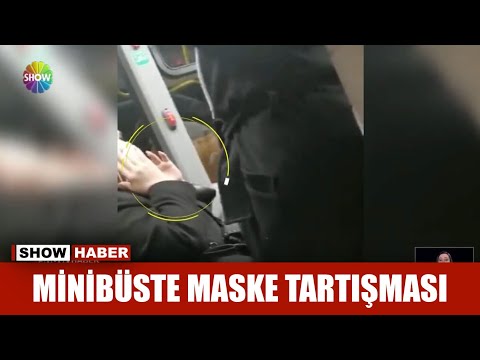 Minibüste maske tartışması