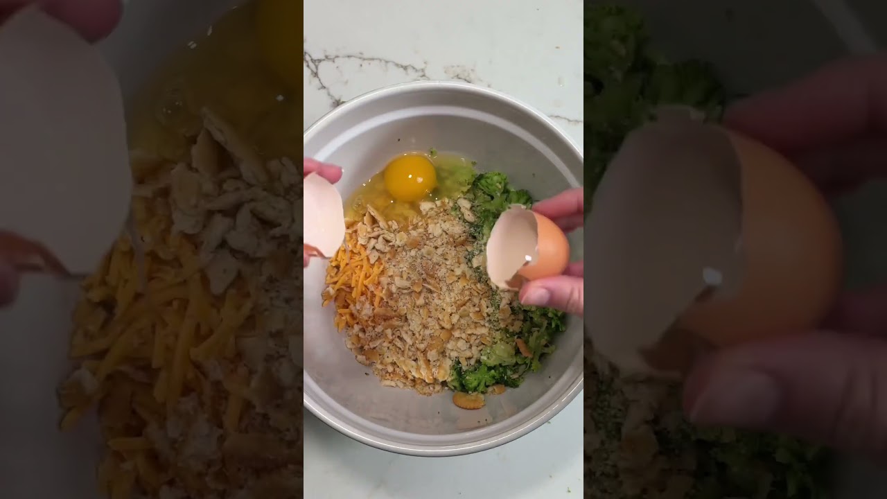 Broccoli Cheddar Bites! 😋 #easyrecipe #momlife #blw #toddlerfood #shorts