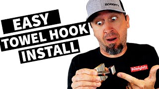 How Do I Install a Towel Hook? - Easy Towel Hook/Robe Hook Installation