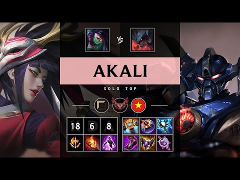 Akali Top vs Aatrox - VN Grandmaster Patch 25.07