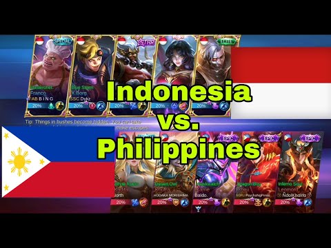 Philippines vs. Indonesia | National Arena Contest - Mobile Legends