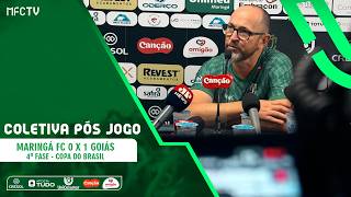 Coletiva pós jogo - Moisés Egert - Maringá FC 0 x 1 Goiás - Copa do Brasil 2026 - 4ª Fase