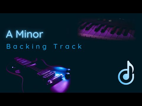 A Minor smooth jazz fusion guitar backing track | Slow Burn