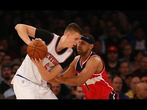 Kristapts Porzingis - Wizards vs Knicks - 09.02.2016 NBA