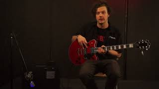 Video thumbnail for GRETSCH G2655 STREAMLINER CENTREBLOCK-JR FLAGSTAFF SUNSET - QUICK REVIEW by Haworth Guitars