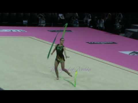 Carolina VELEZ RAMIREZ (COL) ribbon - 2011 Montpellier worlds Qualifs