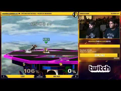 Lucky falcon punches Mike Haze at STR 2015