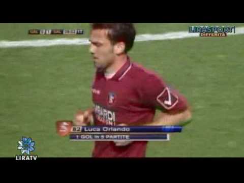 Primo Gol Orlando in Gallipoli - Salernitana 3 - 2 del 24-04-2010