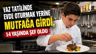 Yaz Tatilinde Evde Oturmak Yerine Mutfağa Girdi, 14 Yaşında Şef Oldu