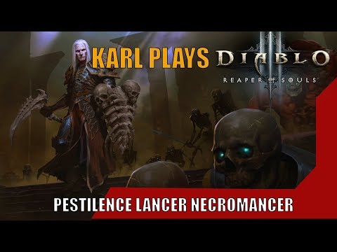 Let's Play Diablo 3 - Pestilence Lancer Necromancer! (Build Demo & GR55 Rift Clear)