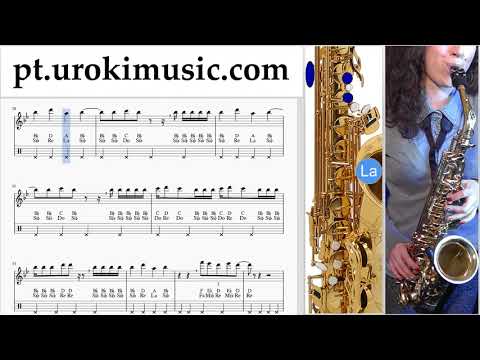 Curso de Saxofone (alto) Shawn Mendes - Treat You Better Tablatura um-i372