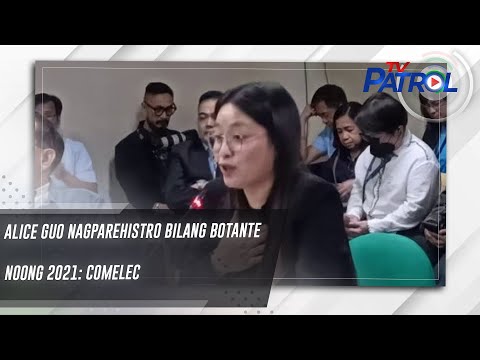 Alice Guo nagparehistro bilang botante noong 2021: Comelec TV Patrol