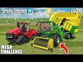 GRASS SILAGE harvest and LOAD w/ CUSTOM JOHN DEERE | MEGA Challenge #26 | Farming Simulator 22