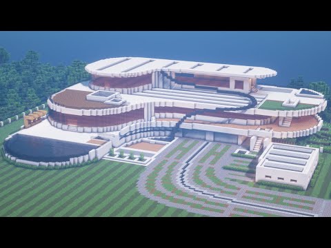 Minecraft: Modern Mansion Tutorial | Architecture Build (#8) Pt. 1