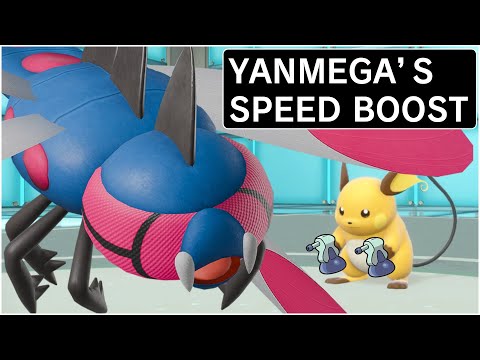 YANMEGA SWEEP! Best Moveset Shiny Yanmega Speed Boost Tinted Lens Pokemon Scarlet Violet WiFi Battle