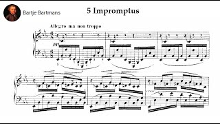 Gabriel Fauré - 5 Impromptus for piano (1880-1909)