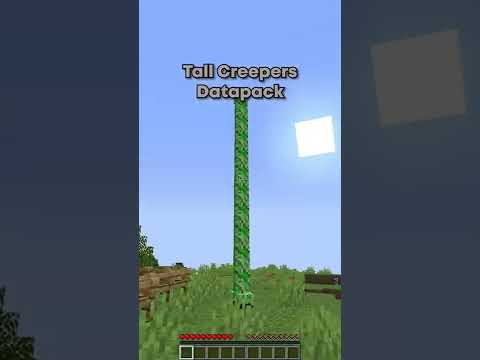 Minecraft Illegal Tall Creepers!🤯 (Cursed Datapacks Pt. 1)