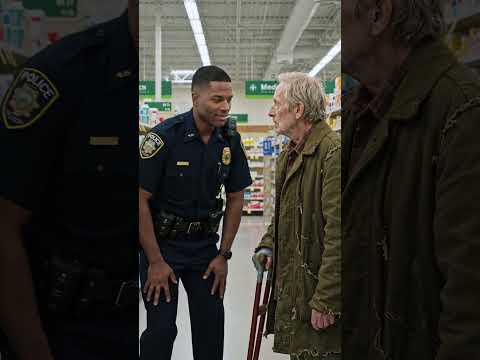 Black Cops Take a Struggling Vet's Old Crutches Away — What They Do Next Leaves Him Weeping in Store