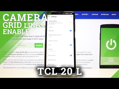 Turn Off Orientation Lines in TCL 20L Camera - Show Gridlines