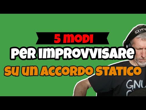 5 MODI per improvvisare su un ACCORDO statico (violino, viola e cello DIFFICILE)
