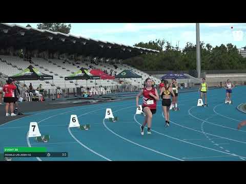 Girls U15 200M Heat 2: 2023-24 State Combined Events Championships - Saturday
